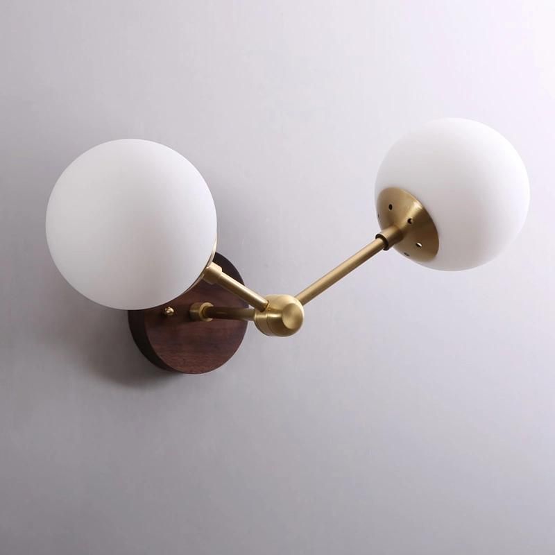 Two Head Corridor Wall Lamp Creative Light Luxury Living Room Bedroom Bedside Light