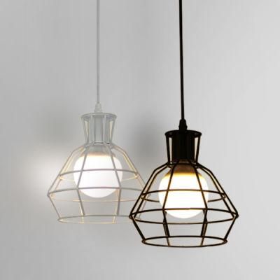 Vintage Iron Cage Loft Kitchen Bar Light Indoor Home Decor Suspension LED Pendant Light 5W E27 Lamp AC85-265V