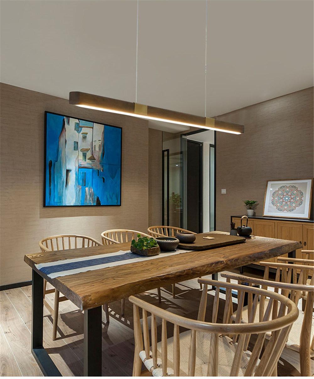 Modern Wood LED Pendant Lighting