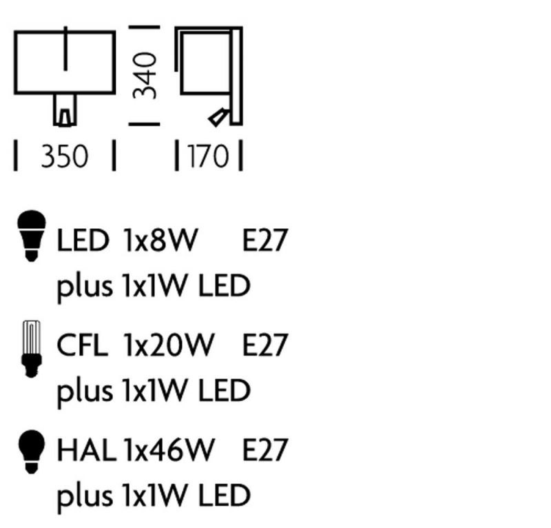 Creative Bedroom Bedside LED Wall Mount Lamp