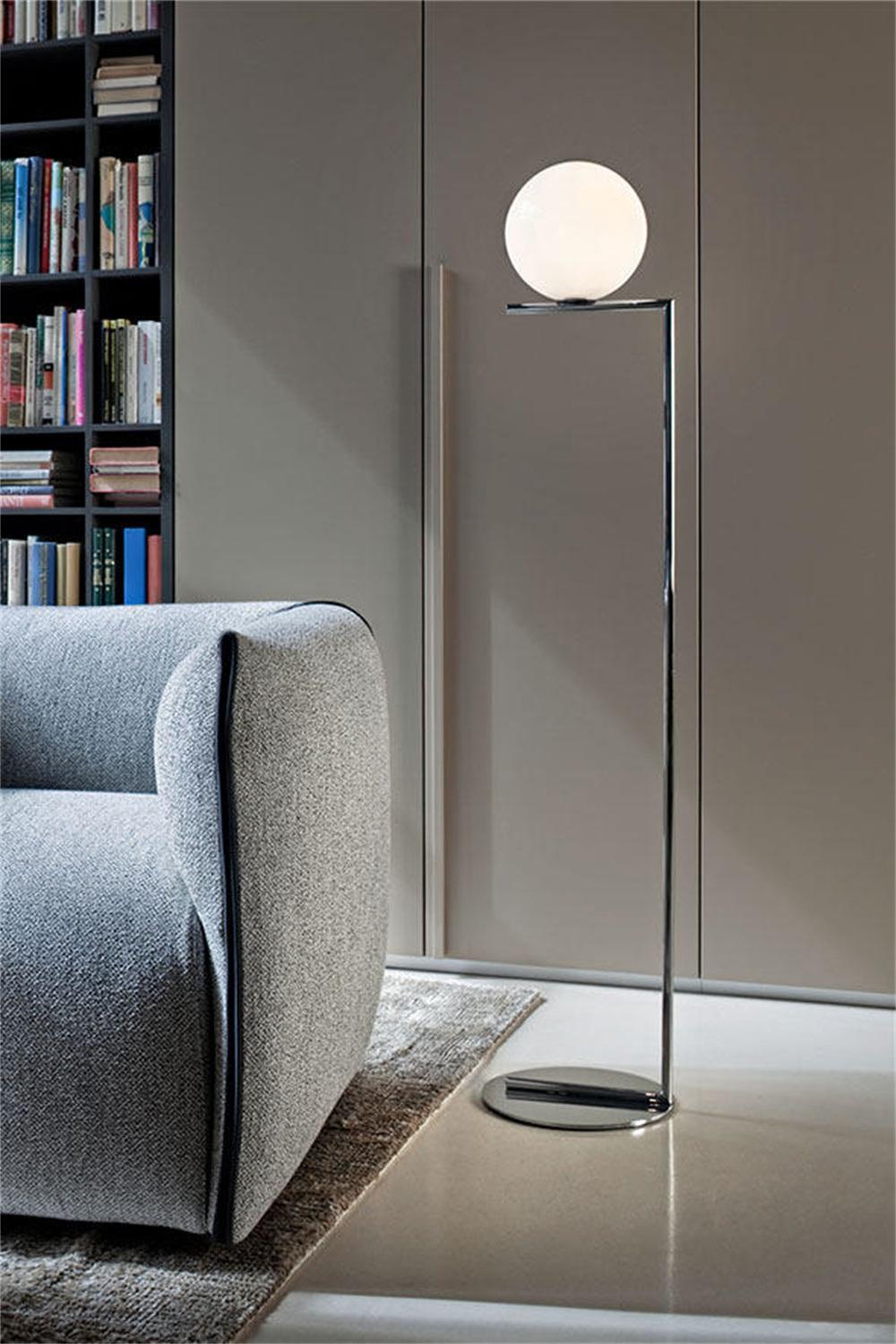 Camilamp LED Simple Nordic Style Decorative Glass Ball Metal Wall Lamp Multi-Purpose Suitable for Cafe Restaurant Bedroom