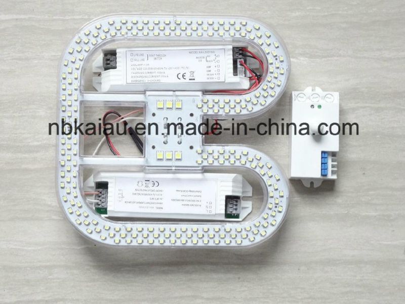 Microwave Sensor Emergency 2D LED Light