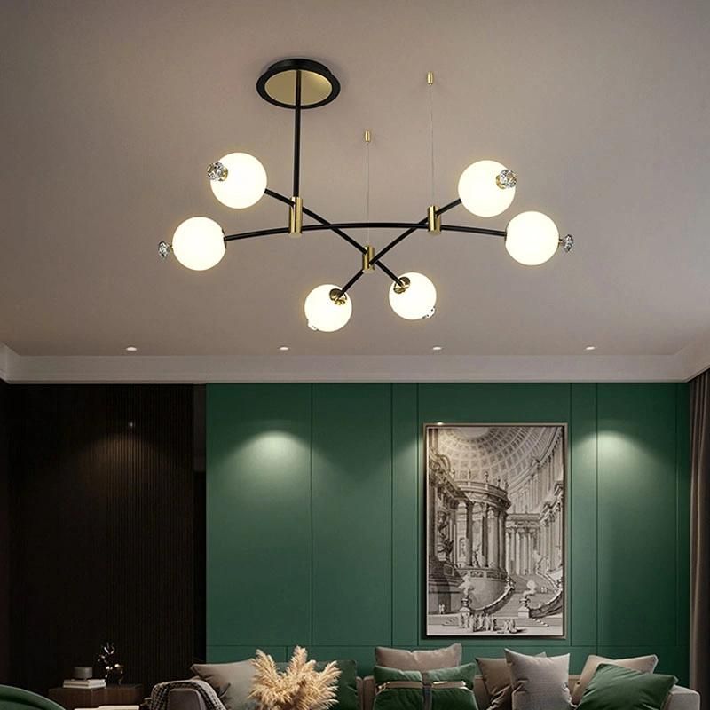 Living Room LED Modern Chandelier Lighting Personality Creative Simple Pendant Lamp