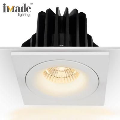 Commercial Lighting Fixture Dali Dimmable IP44 Ceiling Recessed Adjustable SMD LED Downlight