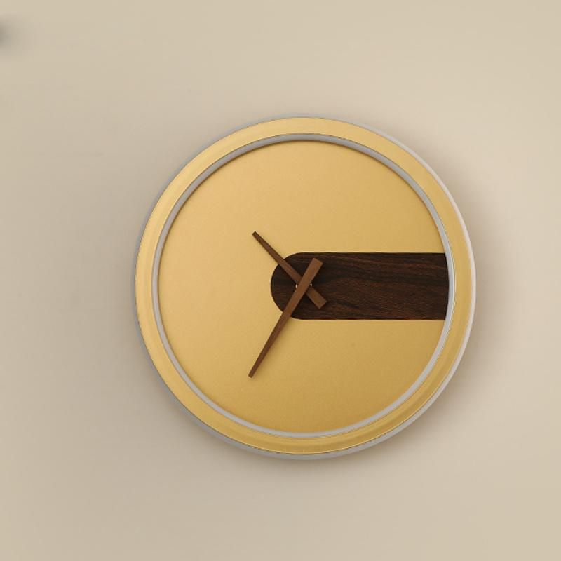 Modern Simple Living Room Clock Wall Lamp Fashion Art Background Wall Decoration Modeling Light