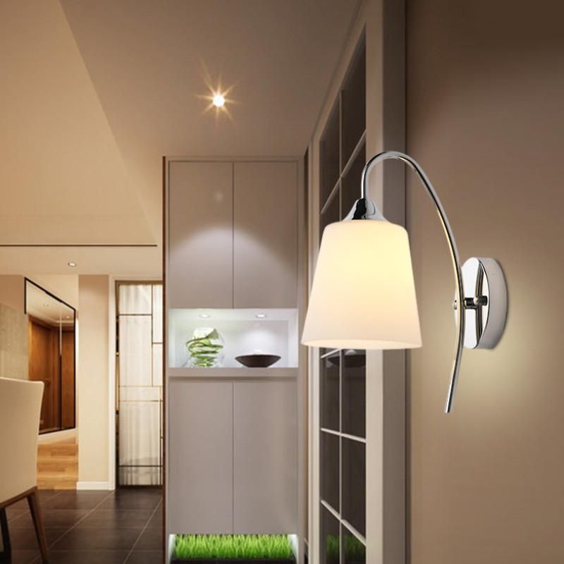 Modern Minimalist Home Decoration Glass Single Head Wall Lamp