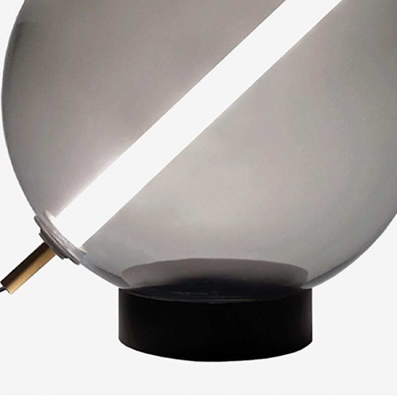 Spherical Transparent Lampshade Table Lamp Bedroom Bedside Lamp Nightstand Light