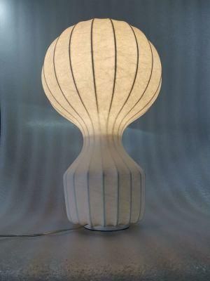 Hot Selling Wholesale Creative Design Silk Material Modern Luxury Decorative Bedside Table Lamp