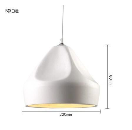 Nordic Black Vintage Industrial Pendant Light Metal Lampshade for Dining Room Bedroom Decoration Pendant Lamp (WH-AP-164)