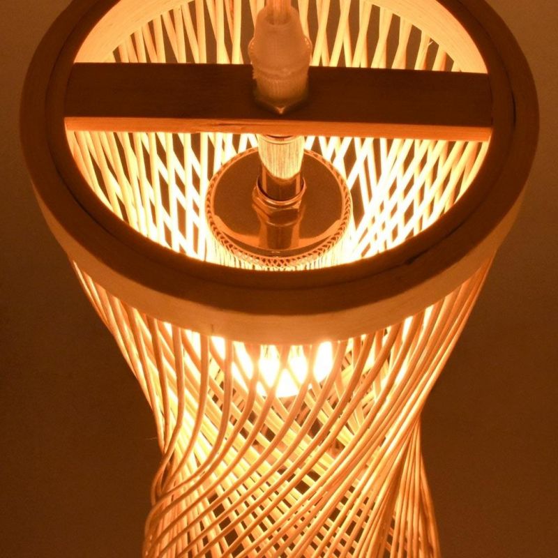 Modern Jute Pendant Lights for Living Room Bedroom Restaurant Lighting Fixtures (WH-WP-16)