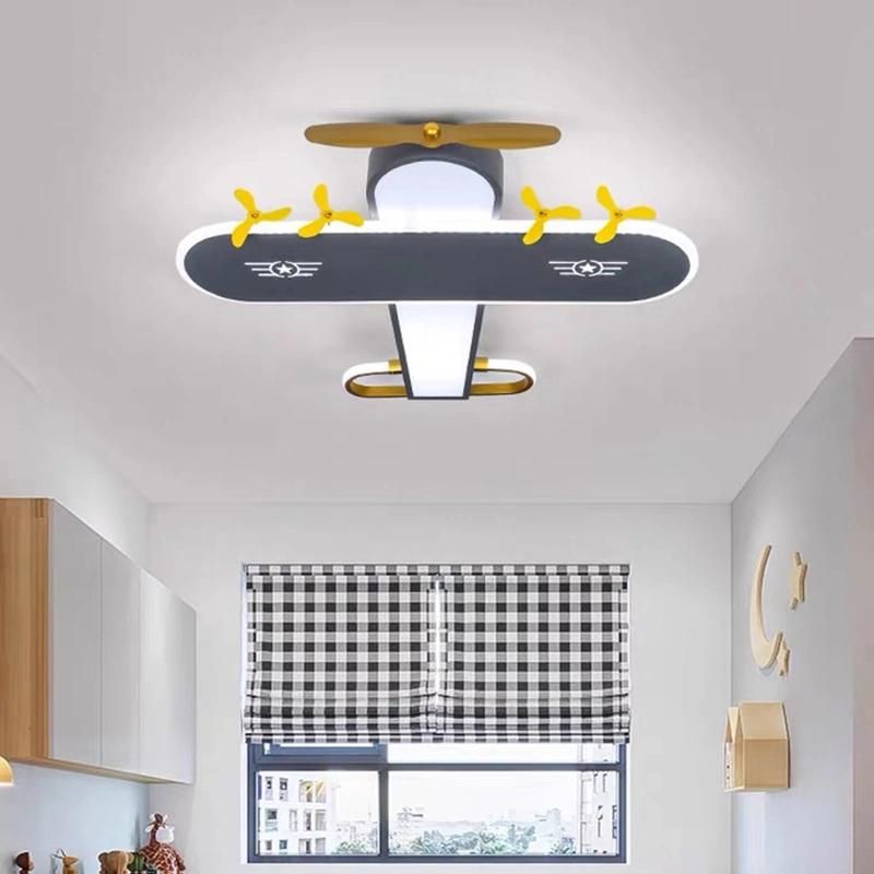 Kids Bedroom Decor Smart LED Lamp Lights for Room Dimmable Flush Mount Ceiling Light (WH-MA-158)