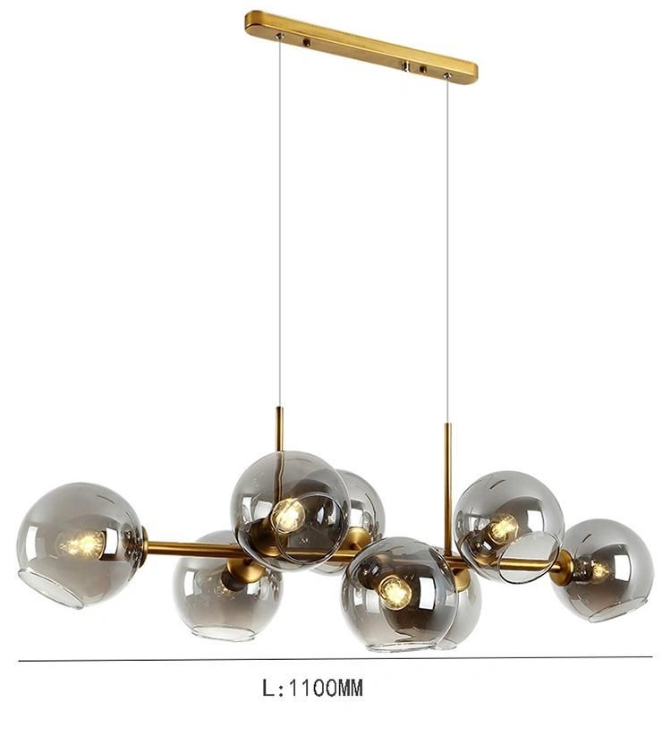 Tpstar Lighting Branched Glass Ball Chandelier