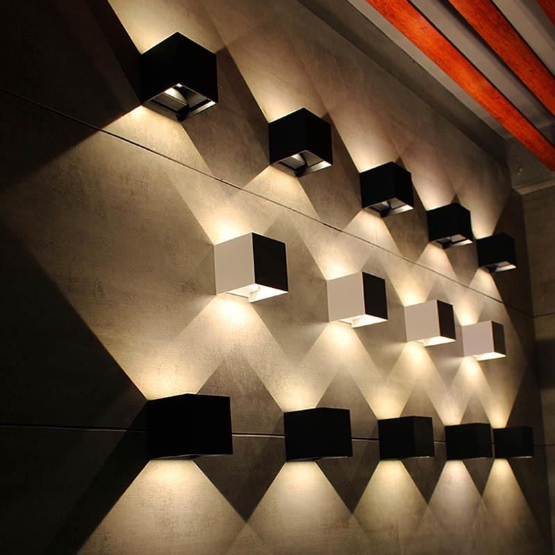 Black Box Indoor and Outdoor Waterproof LED Wall Light