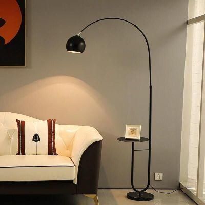 Modern Floor Lamp LED Standing Lamp with Round Table Art Deco Living Room Sofa Reading Lights (WH-MFL-19)