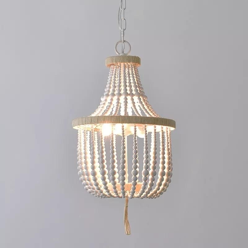 Jlc-Bc09 Farmhouse Wooden Chandelier Fixture