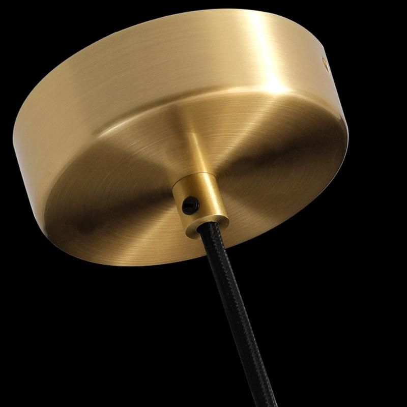Restaurant Chandelier Modern Light Luxury Natural Marble Glass Home Bedroom Bedside Lamp