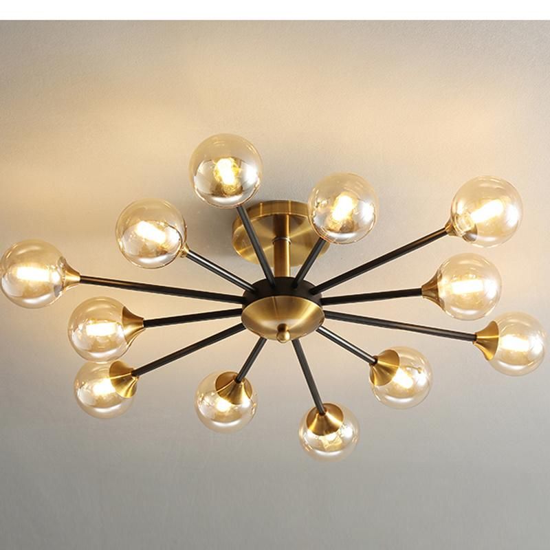 Postmodern Light Luxury Living Room Lamp Warm Bedroom Dining Room Study Ceiling Light