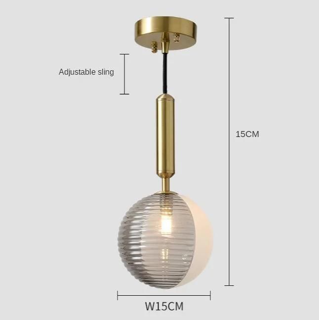 Indoor Home Pendant Light Decorative LED Chandelier Lamp Living Dining Room Bed Side Light (WH-GP-78)