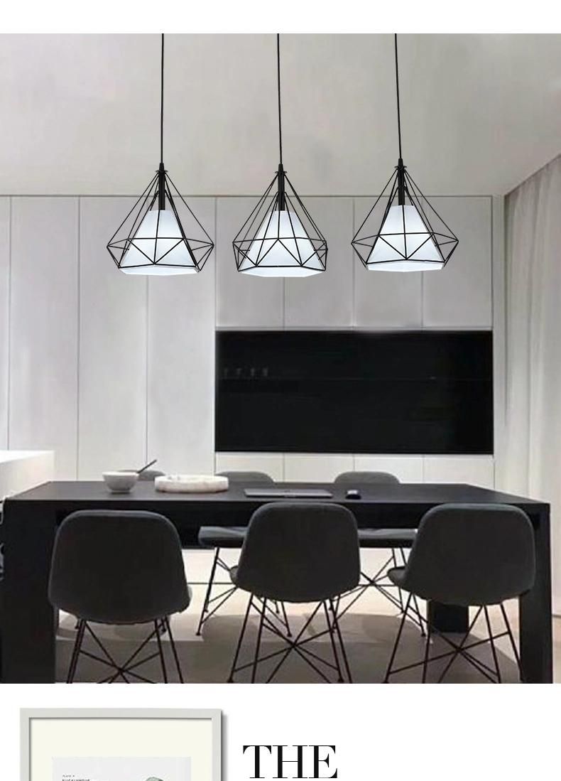 Modern Indoor LED Home Decoration Ceiling Lamp Simple Fashion Pendant Bar Lighting
