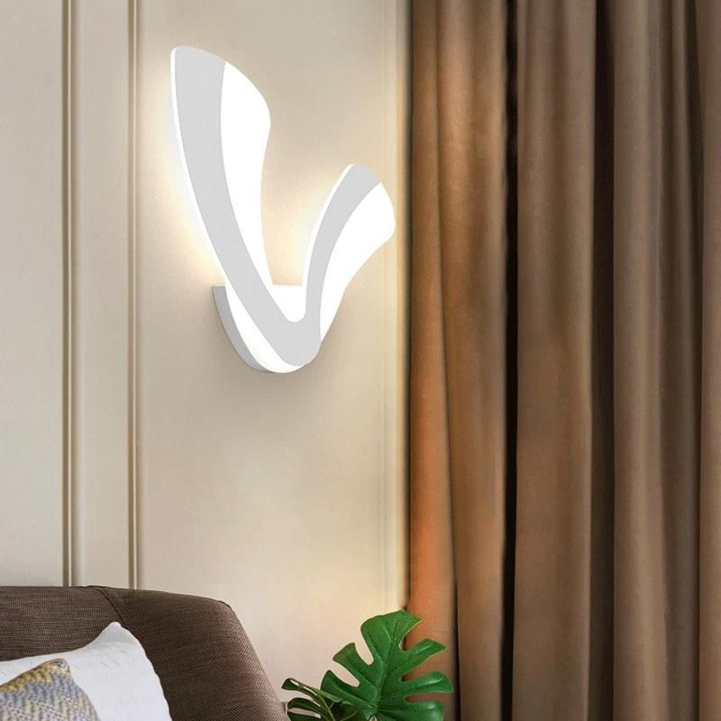 Creative Modern Bedside Wall Lamp Simple Staircase Corridor LED Reading Lighting Wall Lamp
