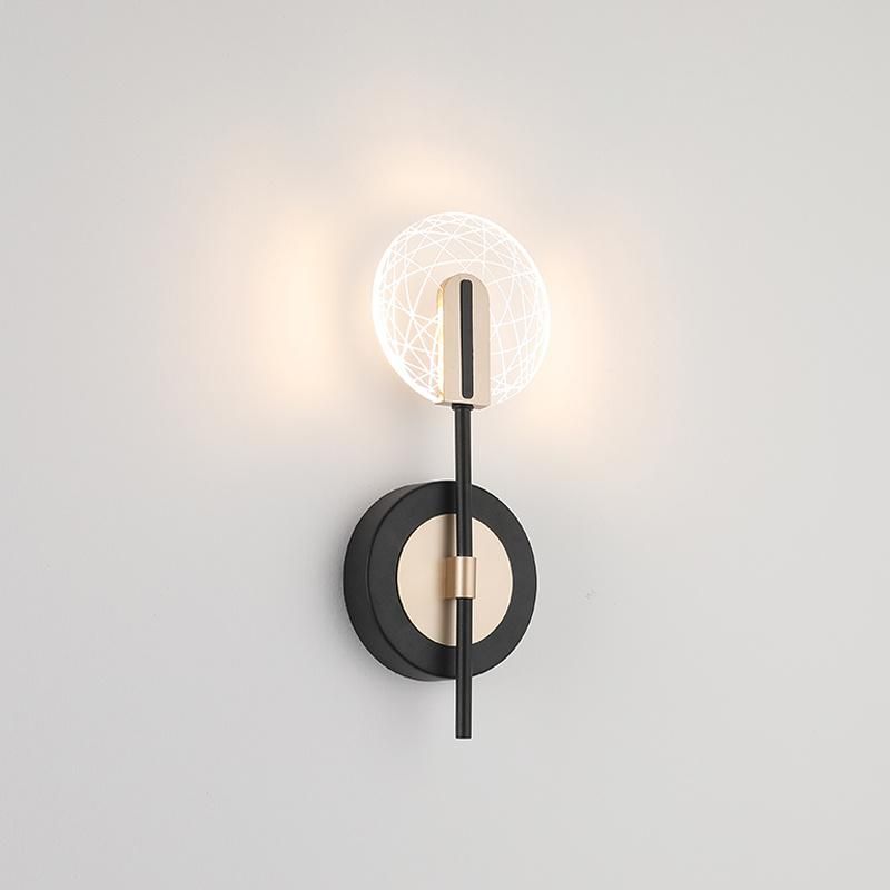 Simple LED Light Warm Bedroom Bedside Lamp Decorative Wall Lamp Corridor Lamp