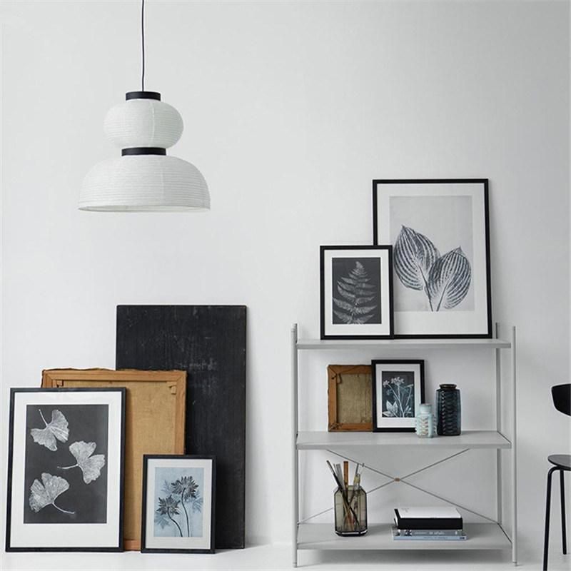 Danish Design Oak Rice Paper White Pendant Light E27 for Restaurant Bedroom Dinning Room Light (WH-AP-263)