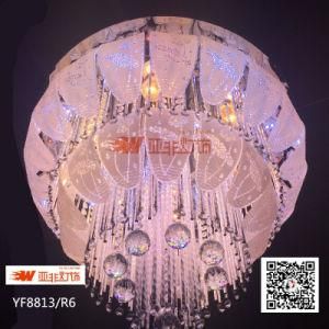 LED Chandelier Crystal Lighting Fixture with Cheap Price for Wedding Decoration (YF8813/R6)