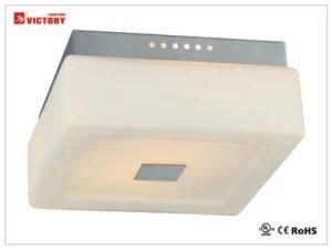 Simple Square Glass LED Ceiling Lamp Decorative Living Room