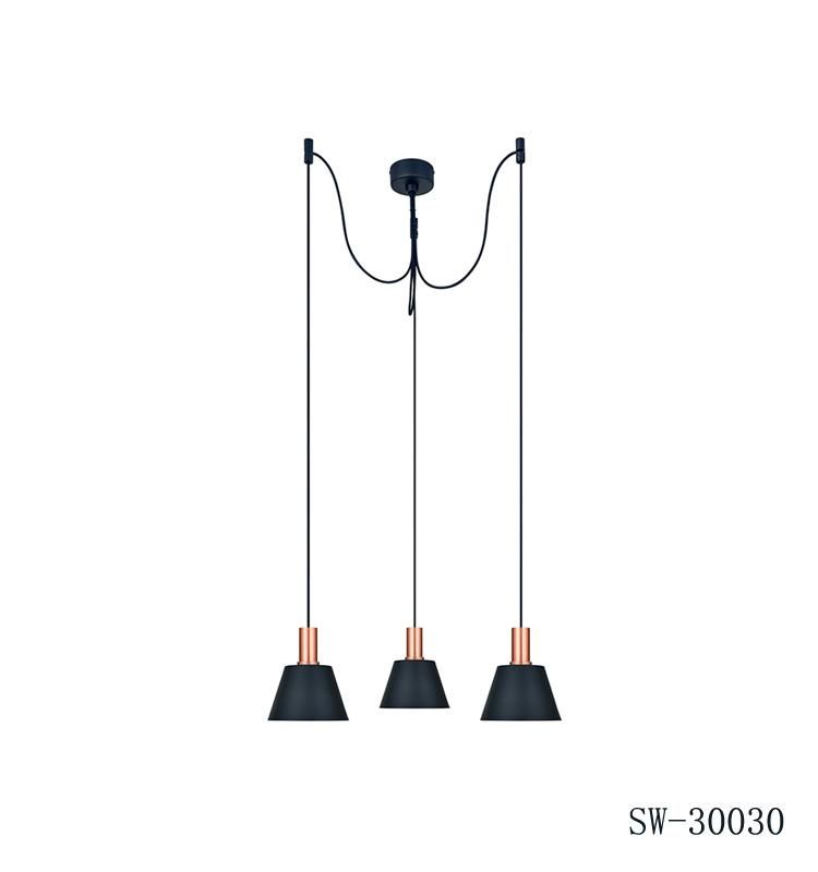Nordic Pendant Lighting UK Retro / Vintage Living Room Bedroom Pendant Light Iron Shade for Dining Room Lamp