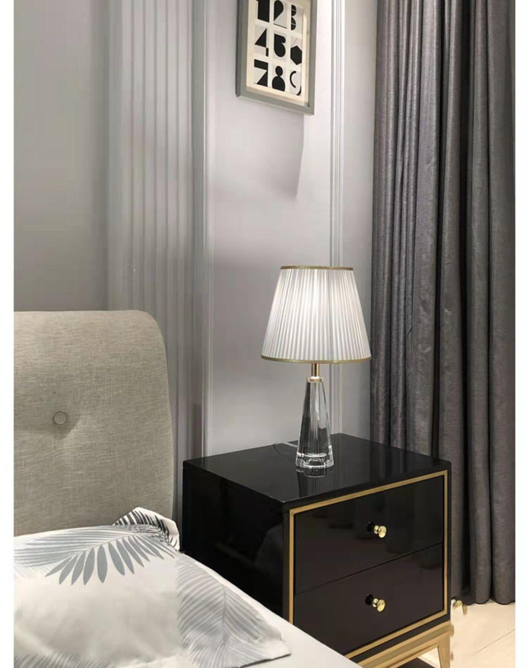 Simple Modern Light Luxury Romantic Master Bedroom Crystal Table Lamp Bedroom Bedside Mood Creative Fashion Ins Bedside Lamp