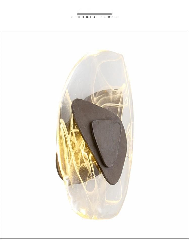 Crystal LED Wall Lamp Elegant Living Room Background Light Bedroom Bedside Creative Aisle Wall Sconce (WH-OR-47)