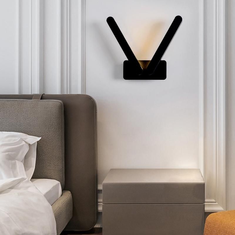 Bedside Light Modern Simple Rotating Living Room Hotel Corridor Reading LED Strip Wall Lamp