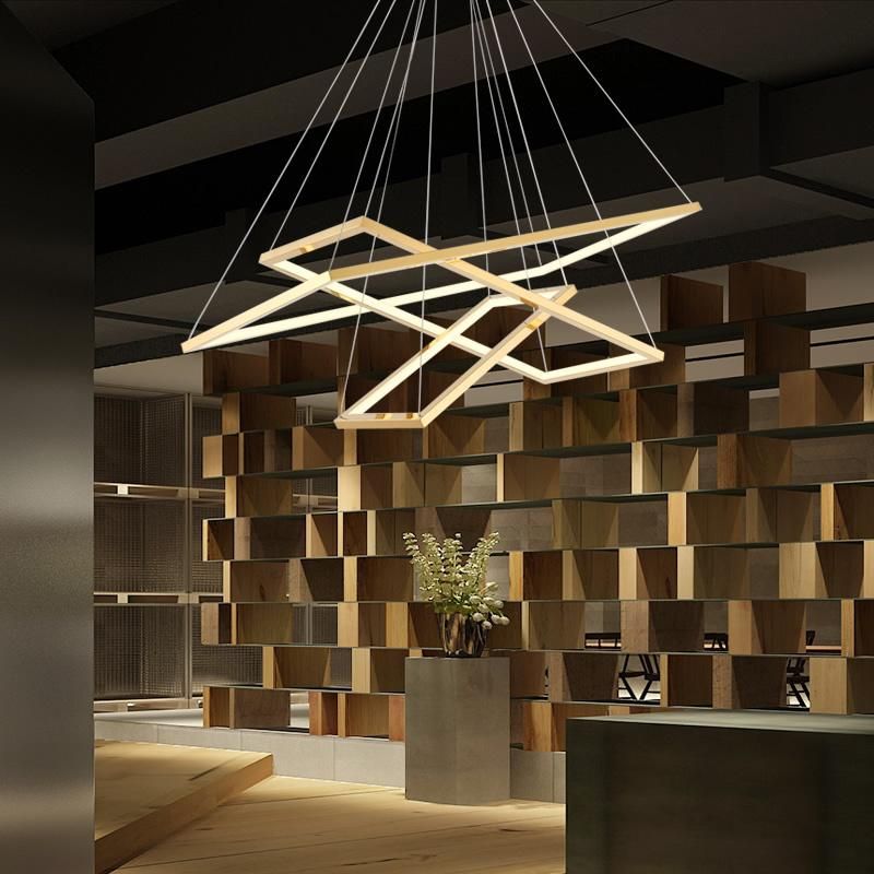 Modern Exhibition Hall Chandelier Dining Room Hotel Bedroom Pendant Lamp