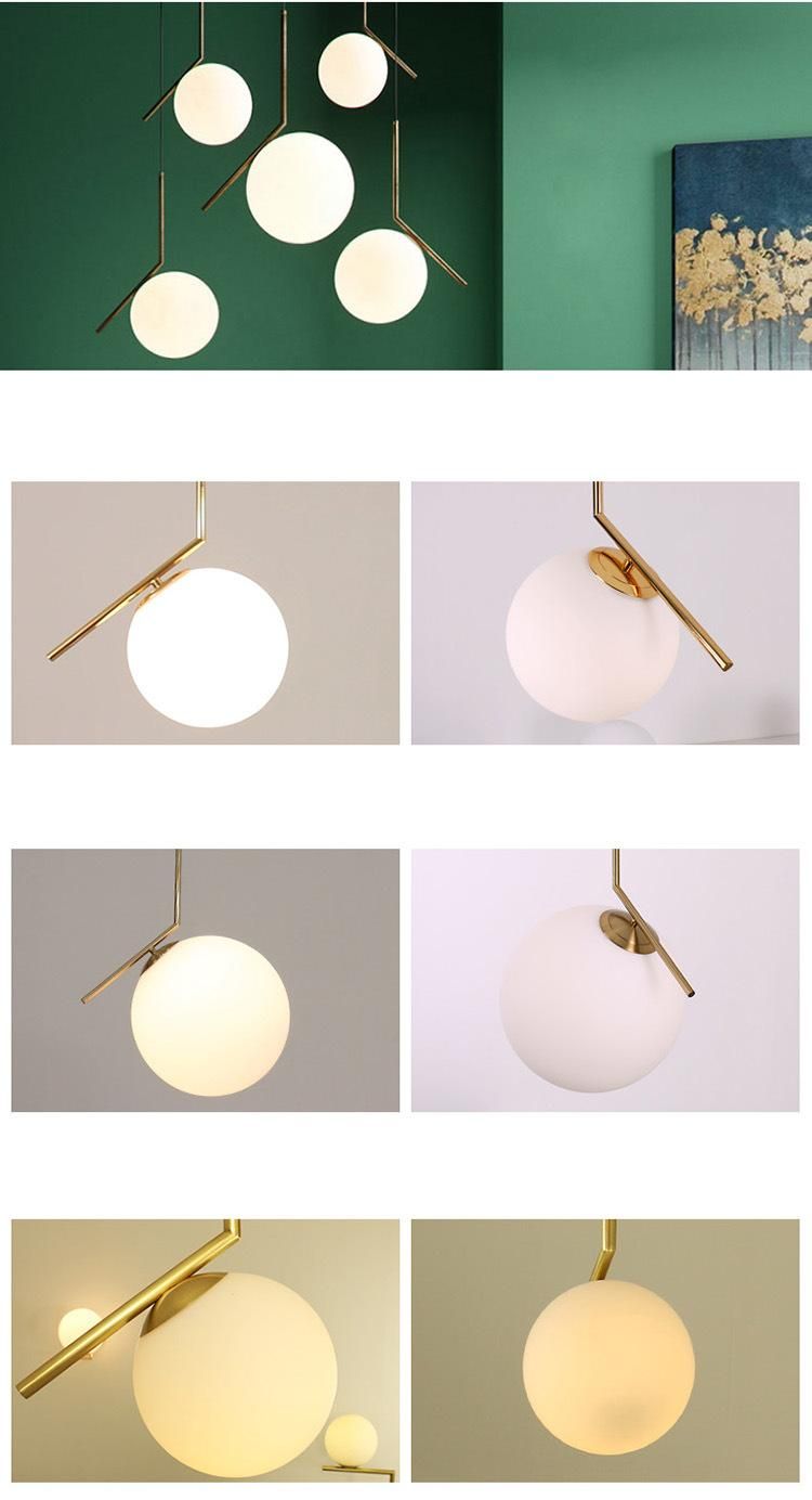 Modern Minimalist Designer Model Room Bedroom Dining Room Creative Personality Pendant Lamps