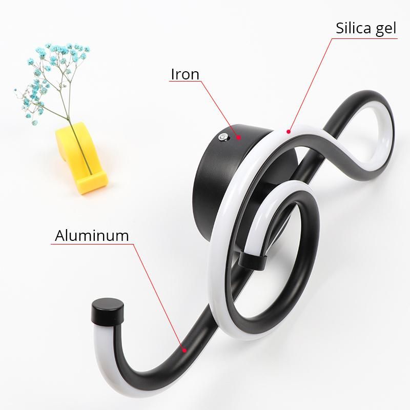 LED Wall Lamp Bedroom Beside Wall Light Music Clef Shape Home Indoor Wall Lights for Bedroom (WH-OR-172)