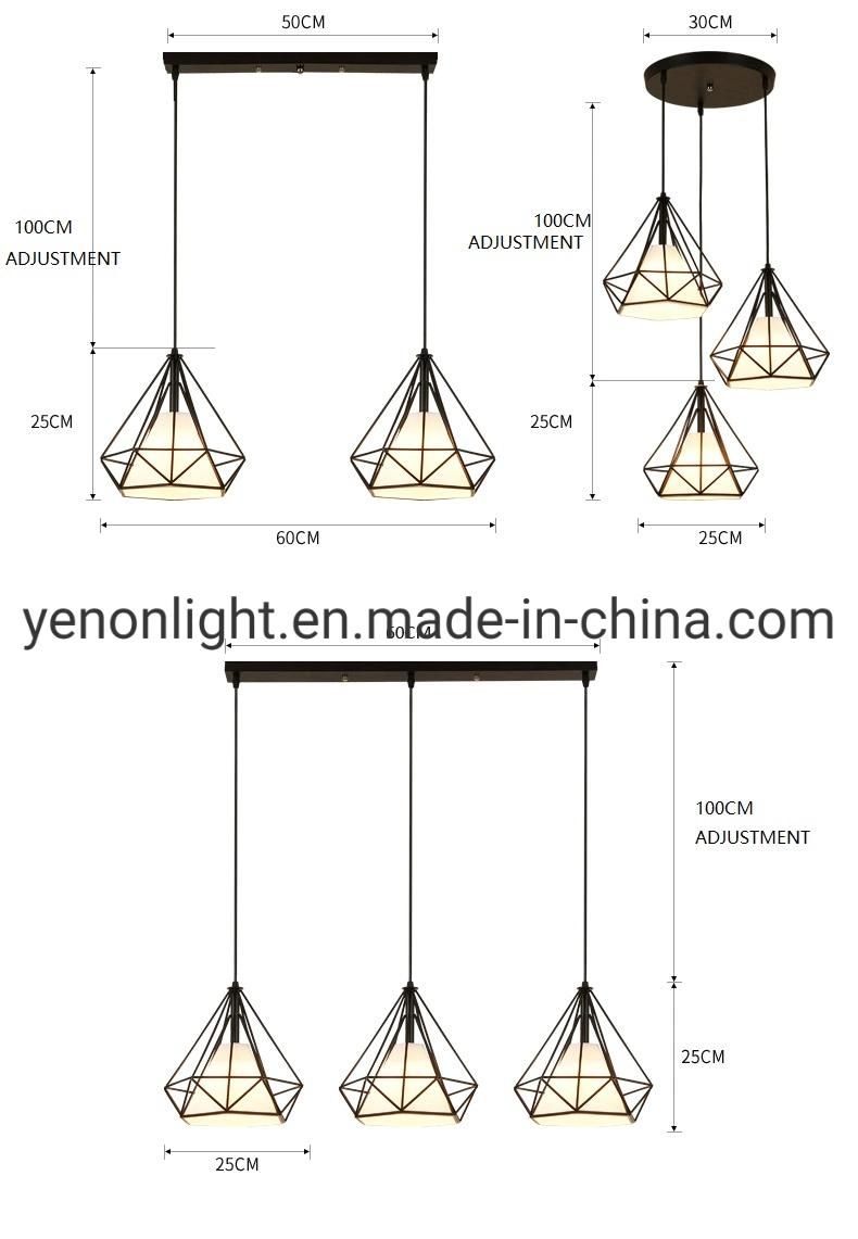 Loft Modern Pendant Lighting Home Bar Decoration LED Chandelier