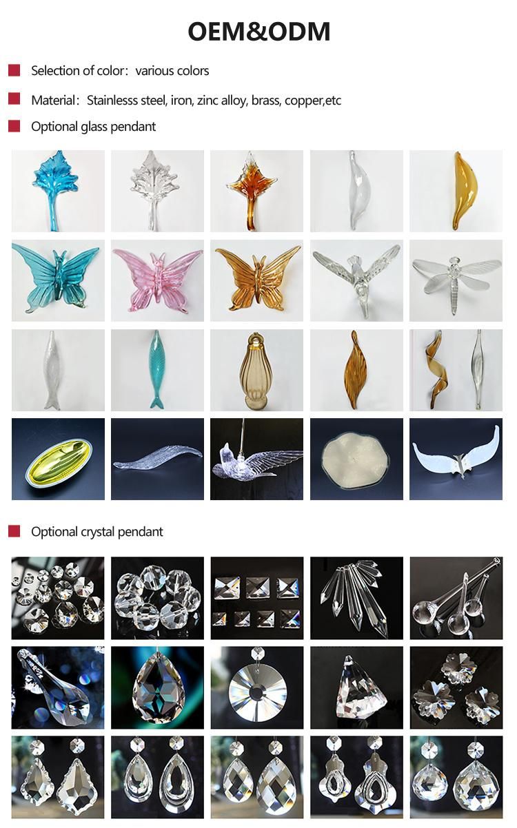 Modern Style Decoration Hotel Villa Banquet Custom Project LED Chandelier Ceiling Light