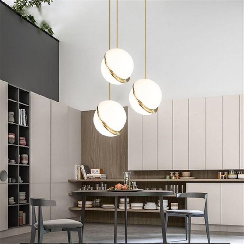 Simple Post-Modern Designer Pendant Lights Dining Room Restaurant Bar Clothing Stores Pendant Lamp Kitchen Glass Hanglamp