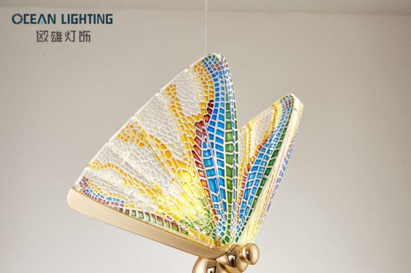 2022 New Colorful Butterfly Pendant Lamp Omk8737
