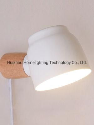 Jlw-N05 Modern Nordic Bedside Adjustable Rotatable Head Wall Lamp Light
