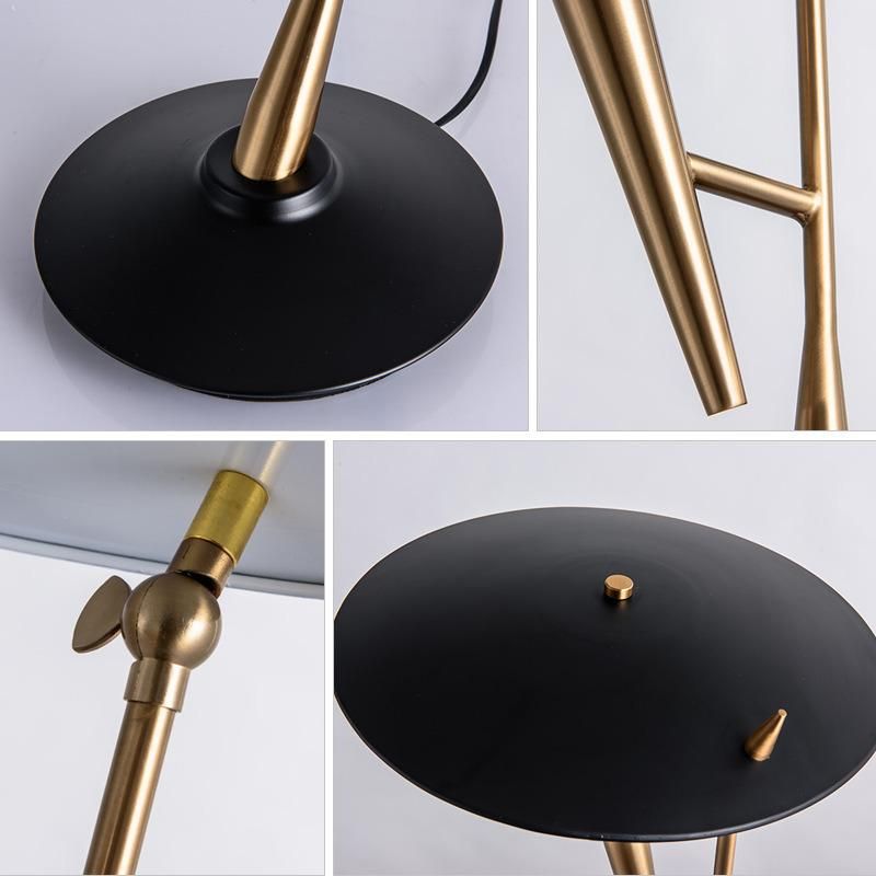 Home Decorative Black Metal Beside Living Room Nordic Ball Round Desk Lights Residential Modern Luxury LED Gold Table Lamp