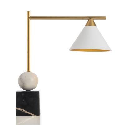 Fashion Design Stone Made Lighting LED Desk Lamp for Living Room or Reading Light