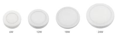 SKD Available Energy Saving LED Panel Light Low Prices Round/ Square Surfaced AC200-240V LED Lights