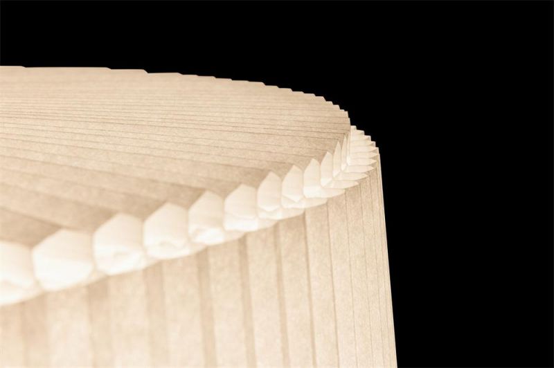 Curve Paper Dessert Pendant Lights Transformable Desesrt Foldable Chandelier