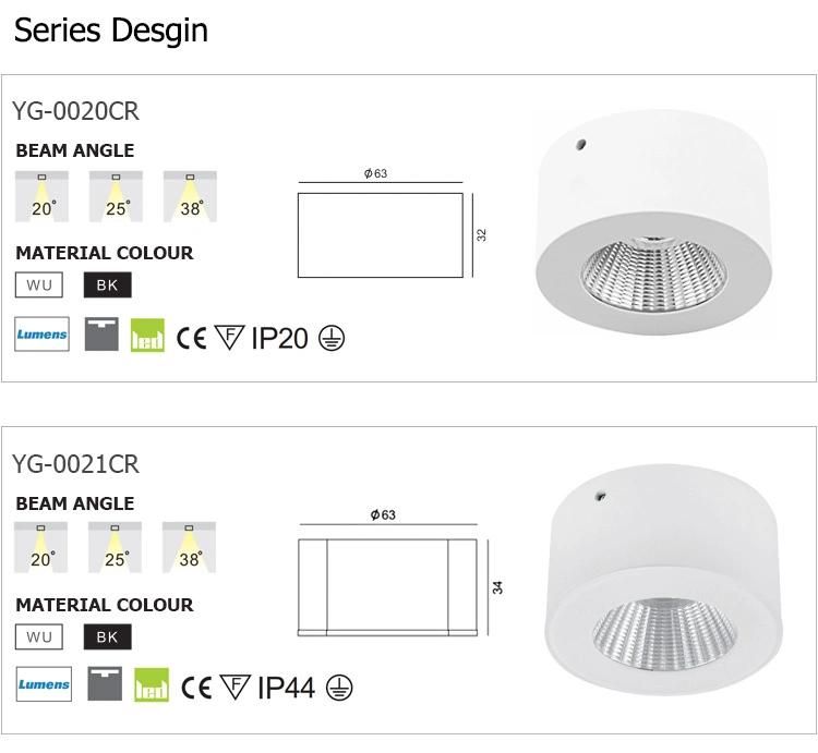 Surface Mounted Square 220V Without Driver LED Downlight
