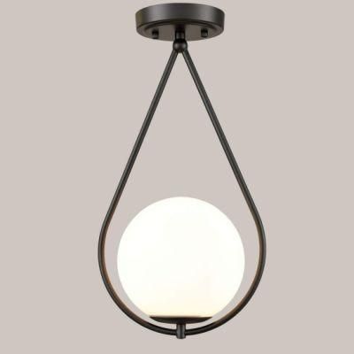 Contemporary MID Century Modern Semi Flush Mount Ceiling Pendant Light