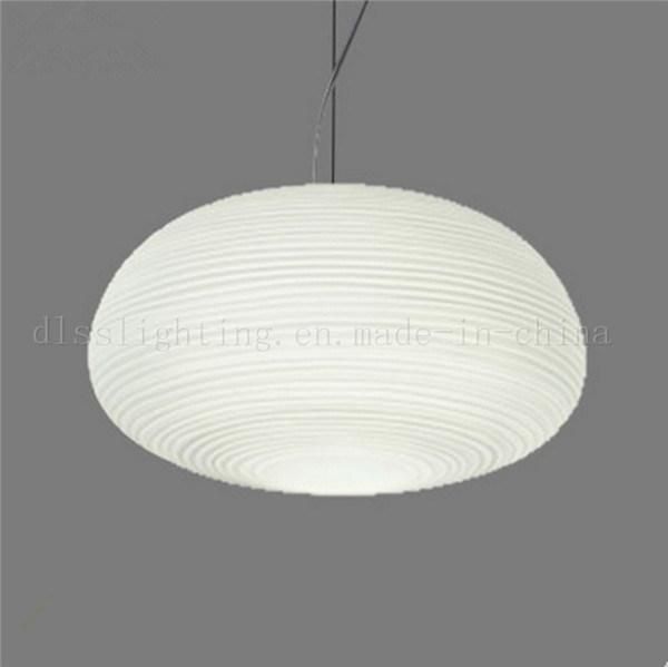 Italian Designer White Pendant Lamp Glass Lighting