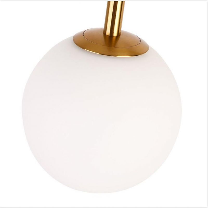 Modern Floor Lamp LED Standing Lamp with Round Table Glass Ball Art Deco Living Room Reading Lights (WH-MFL-89)