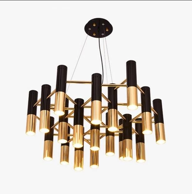 Modern Style Gold Creative Iron Pendant Lamp for Hotel Decorative Lighting Fixutres (WH-AP-47)