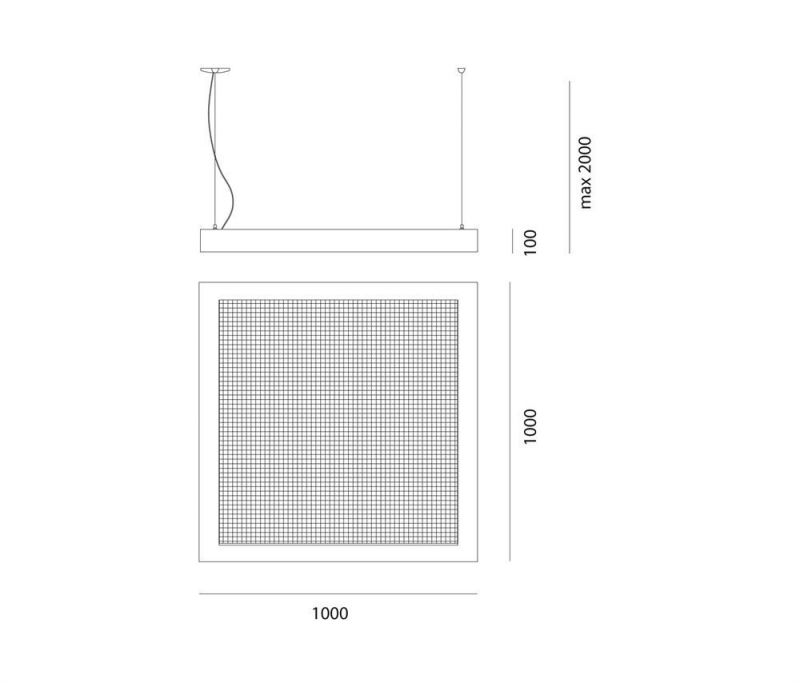 2022 Modern Rectangular Pendant Lighting LED Shape Light Linear for Office Pendant Light